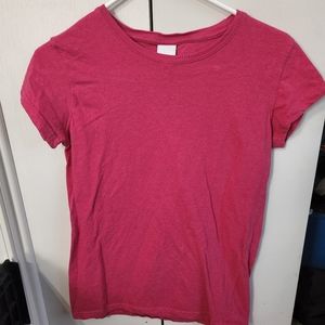 Pink glitter tee-Size L